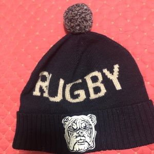 Navy Blue Rugby Hat